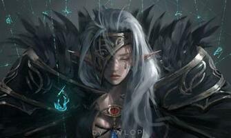 Curse By Wlop Fantasy Girl Anime Art