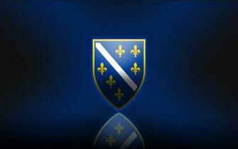 Old Bosnian Flag Wallpaper Top