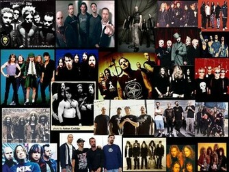 Bands Collage Wallpaper Background Theme Desktop