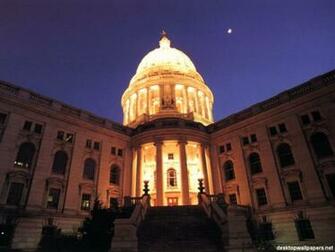 Madison Capitol Wisconsin At Desktopwallpaper Net