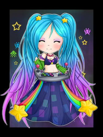League Of Legends Wallpaper Arcade Sona Chibi