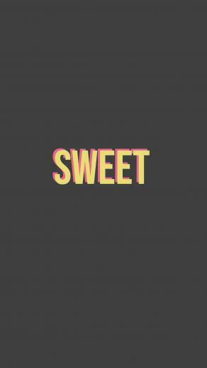 Quote Sweet Word Black Background Wallpaper iPhone Plus