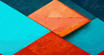 Orange And Teal Wallpaper
