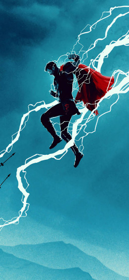 Thor Lightning 4k Marvel iPhone Wallpaper