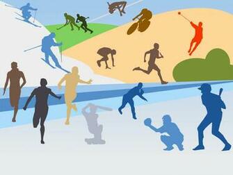 Various Sports Background Ppt