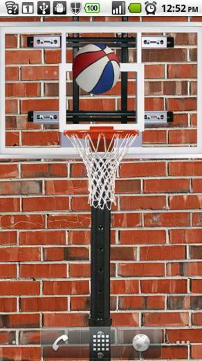 Basketball Live Wallpaper Screenshot