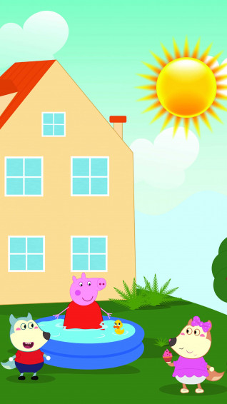 HD Peppa Pig House Wallpaper