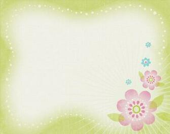 Spring Flower Right Frame Background Wallpaper Jpg