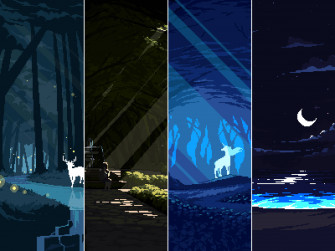 Pixel Nature Wallpaper
