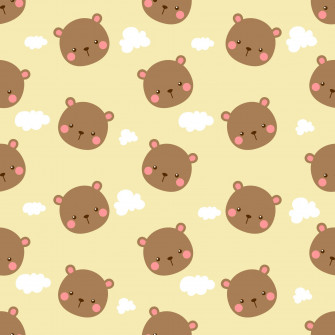 A Happy Brown Bear Ready To Take On The Day Wallpaper
