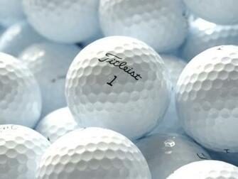 White Titleist Golf Balls HD Desktop Mobile Wallpaper Background