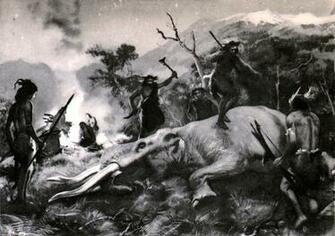 Hunted Mastodon Zdenek Burian