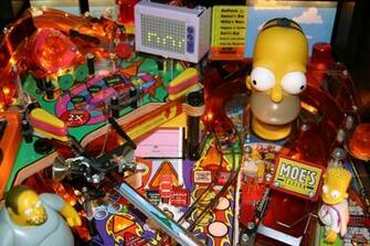 Simpsons Cartoon Pinball Wallpaper