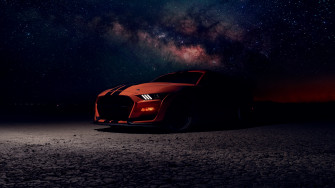 Ford Mustang Shelby Gt500 Sky Lights 1440p Resolution HD 4k Wallpaper Image