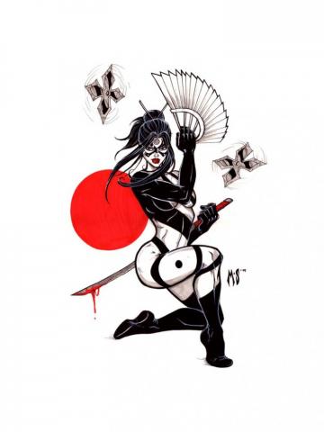Miscellaneous Daredevil Lady Bullseye iPad iPhone HD Wallpaper