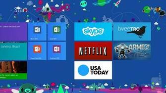 Interface Of The Microsoft Surface Rt Re