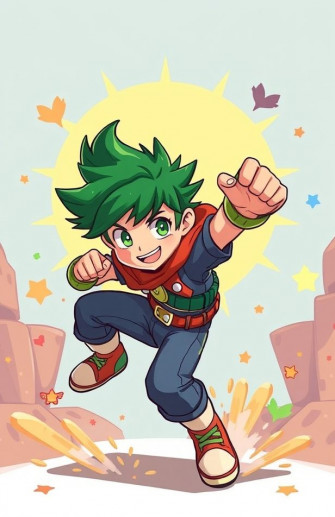 Kid Deku Wallpaper