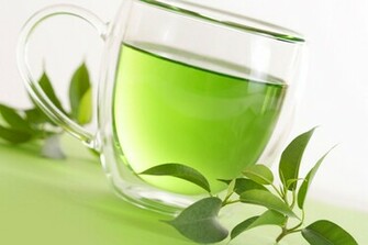 HD Cup Of Green Tea Wallpaper