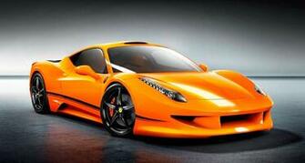 Ferrari Orange Color Wallpaper