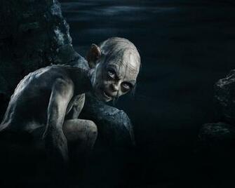 Fantasy Gollum Digtal Art Film The Hobbit Dark Hills