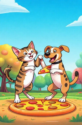 Funny Dual Screen Wallpaper