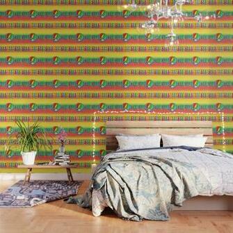 Dead Head Fan Art Rasta Pattern Wallpaper By Shawnballard
