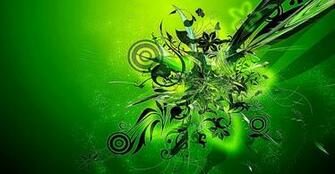 Green Abstract Wallpaper Cool For iPad Woliper