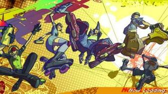 Action Platform Sports Grind Sega Anime Game Wallpaper Background