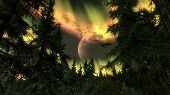 Skyrim Dragon Wallpaper By DeatHDr3am
