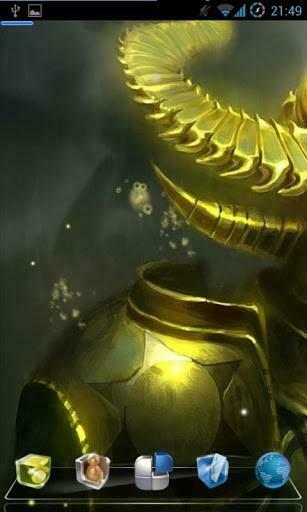 Bigger Skull Paladin Live Wallpaper For Android Screenshot