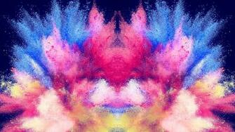 Powder Explosion Colors Wallpaper And Stock Photos