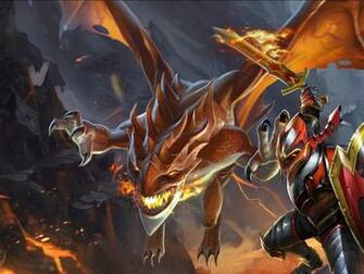 Wallpaper Davion Dragon Knight Dota Standard