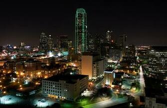 Dallas Skyline By Hexstatic