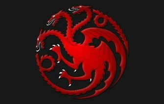 Game Of Thrones House Targaryen Red Dragons Dragon Fire And Blood