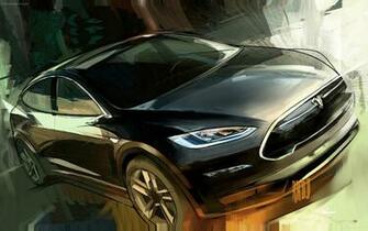 Telsa Model X Widescreen Jpg