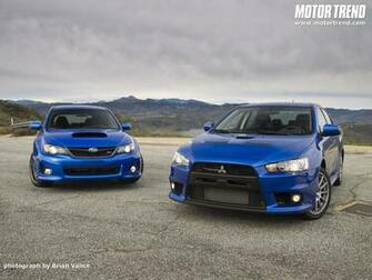 Subaru Wrx Sti And Mitsubishi Lancer Evolution X Special