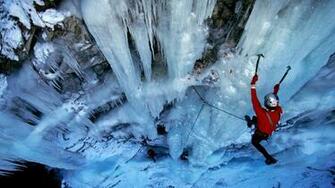 Frozen Waterfall Descent