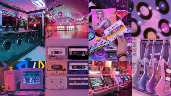 80s Retro Aesthetic Wallpaper