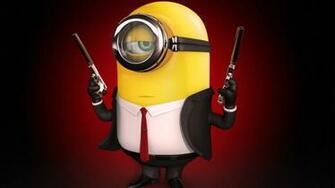 Minion The Hitman HD Wallpaper Stylish