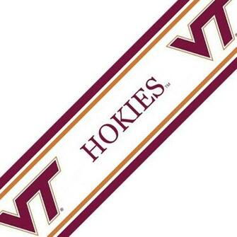 Ncaa Virginia Tech Hokies Accent Self Stick Wall Border Contemporary