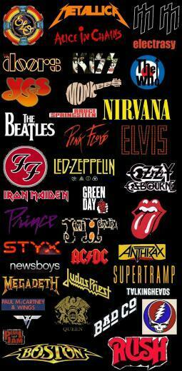 Classic Rock Band Wallpaper Revolution Logos