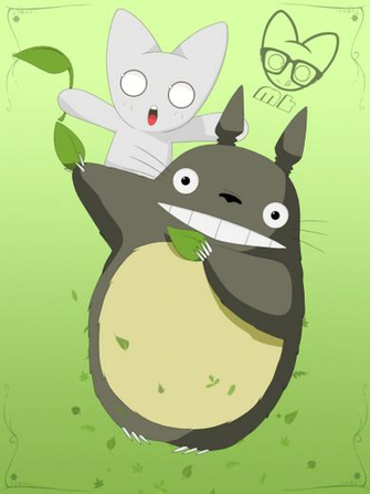 Totoro Background Pattern Wallpaper HD