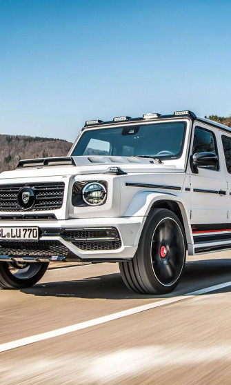White Mercedes Benz Car G Class Wallpaper