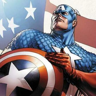 With Captain America Comic Book Wallpaper iPad