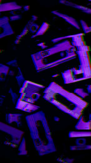 In Cyberscape City We Listen To Music On Cassette Tapes
