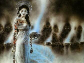 Buscando Sirenas En Mares De Arena Dibujo Luis Royo