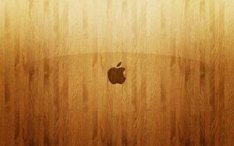 Apple Wooden Glass Wallpaper HD