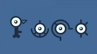 I Made An Unown Wallpaper