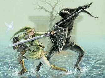 Showing Gallery For Dark Link Vs Wallpaper