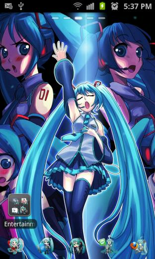 Hatsune Miku Android Theme Seperti Biasanya Tema Ini Adalah